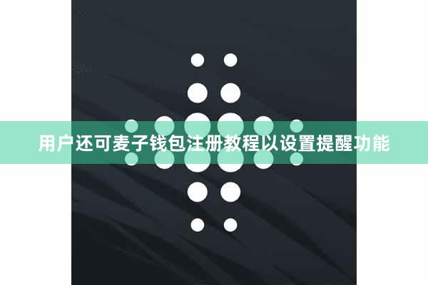 用户还可麦子钱包注册教程以设置提醒功能