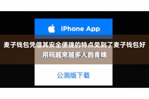 麦子钱包凭借其安全便捷的特点受到了麦子钱包好用吗越来越多人的青睐