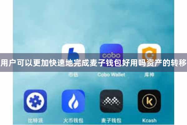 用户可以更加快速地完成麦子钱包好用吗资产的转移