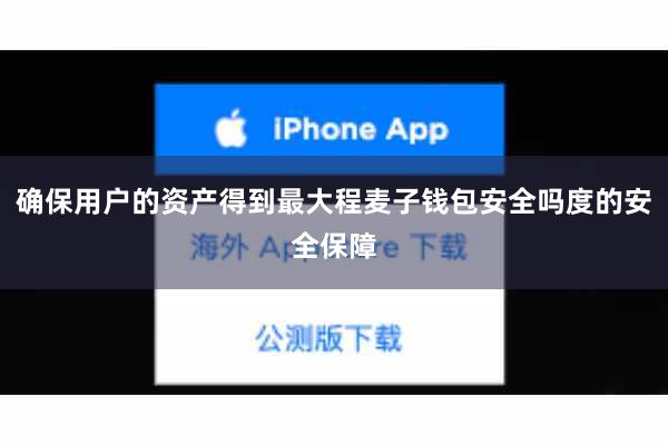 确保用户的资产得到最大程麦子钱包安全吗度的安全保障